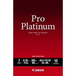 Canon Photo Paper Pro Platinum 300g/m² - A3+, 10 Foi