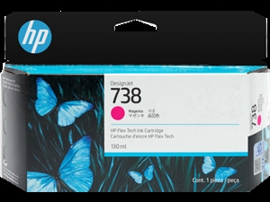 Cartuș de cerneală Magenta HP 738 130 ml pentru DesignJet