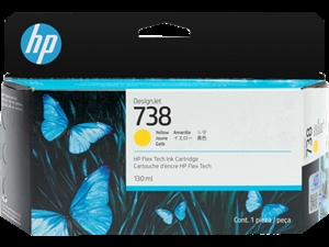 Cartuș de cerneală Yellow HP 738 130 ml DesignJet
