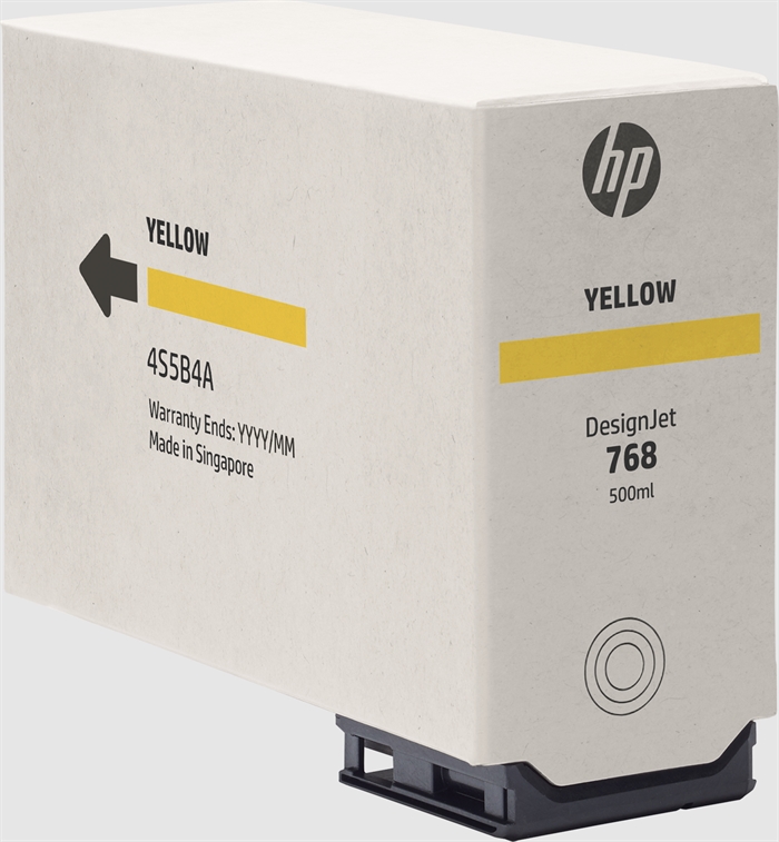 HP 768 Yellow 500-ml DesignJet cartuș de cerneală