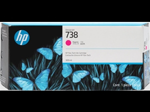 Cartuș de cerneală HP 738 DesignJet Magenta, 300 ml