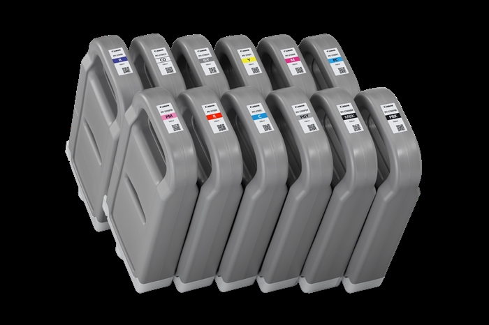 Set complet de cartușe de cerneală pentru Canon Pro-2600, 4600 și 6600 - 700 ml