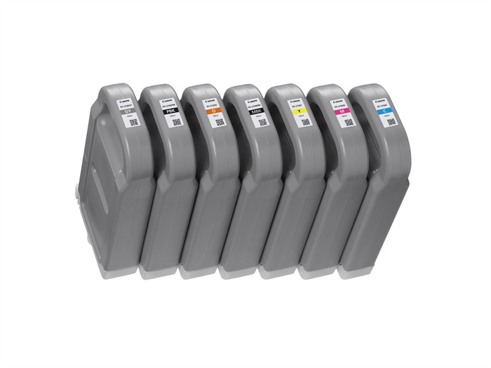 Set complet de cartușe de cerneală pentru Canon GP-2600S, 4600S și 6600S - 700 ml