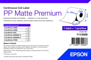Epson PP Matte Label Premium, Rulou, 220mm x 750m