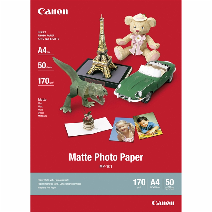Canon MP-101 Matte Photo 170g/m² - A4, 50 Foi