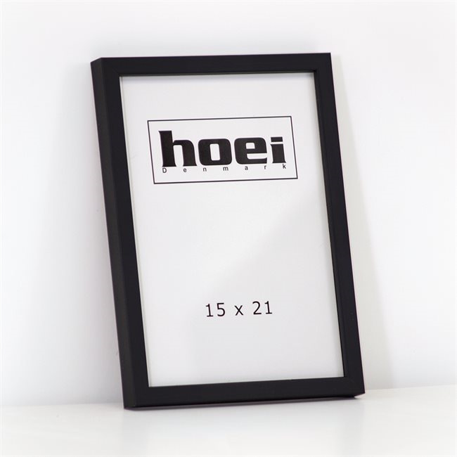 Ramă din lemn de culoare deschisă pentru fotografii și postere de 15 x 21 cm