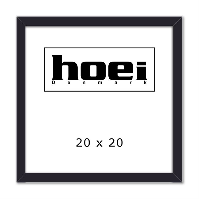 Sort ramă din lemn pentru fotografii și postere 20 x 20 cm