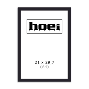 Ramă de lemn de culoare deschisă pentru fotografii și postere de 21 x 29,7 cm (A4)