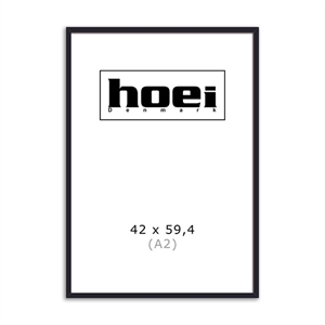 Ramă de lemn de culoare deschisă pentru fotografii și postere 42 x 59,4 cm (A2)