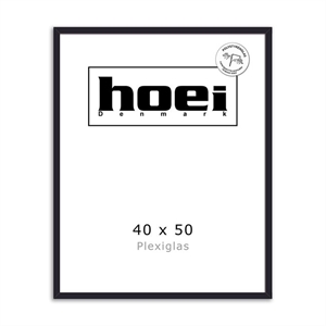 Ramă de lemn de culoare deschisă pentru fotografii și postere 40 x 50 - PLEXI cm