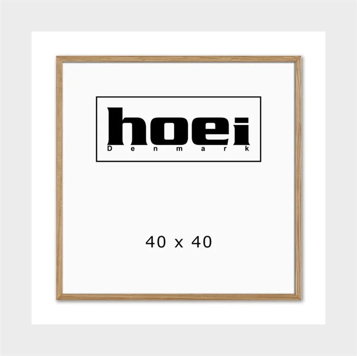 Rama mare din lemn de stejar pentru fotografii și postere 40 x 40 cm