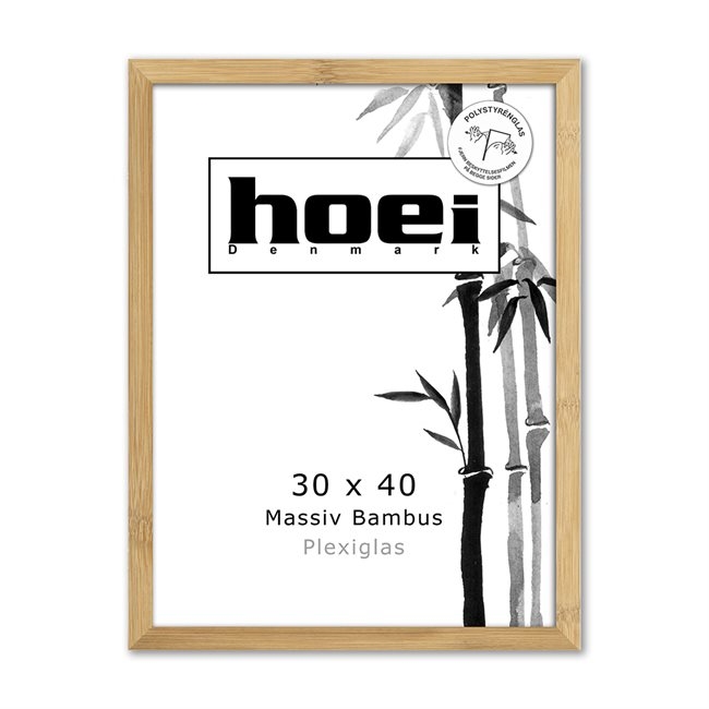 Rama de bambus pentru fotografii și postere 30 x 40 cm PLEXI