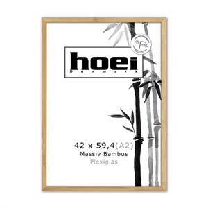 Rama din lemn de bambus pentru fotografii și postere 42 x 59,4 PLEXI A2 cm