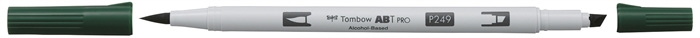 Marker cu alcool Tombow ABT PRO Dual Brush 249 verde vânător