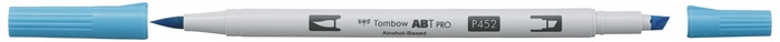 Marker Tombow alcool ABT PRO Dual Brush 452 albastru proces