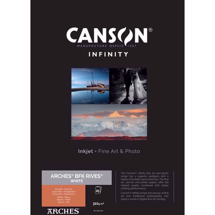 Canson BFK Rives (White) 310 - A4, 25 Foi