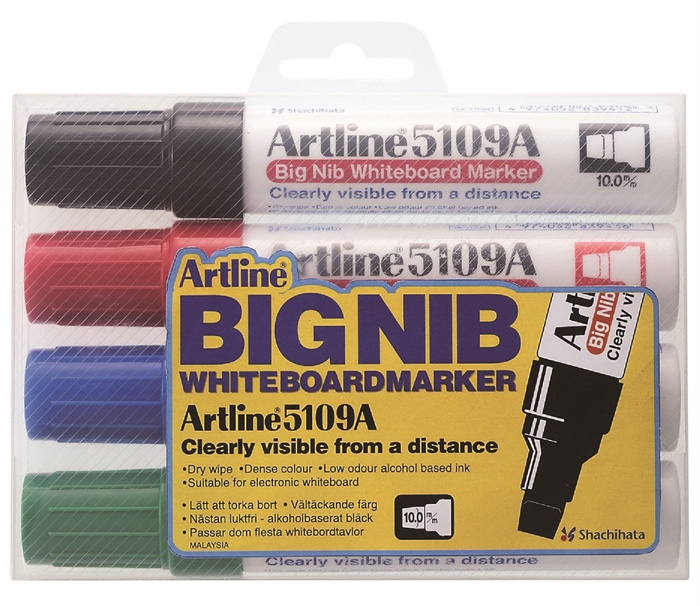 Artline Marker pentru Tablă Albă 5109A BIG 4/set