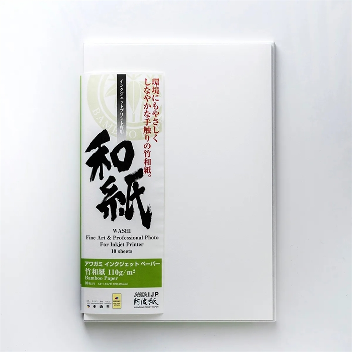 Awagami Bamboo 110 - 110 g/m², A2 10 coli
