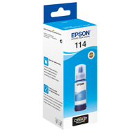 Sticluță cu cerneală Cyan Epson 114 EcoTank