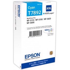 Cartuș de cerneală cyan Epson T7892 XXL