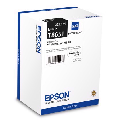 Cartuş de cerneală Epson WF-M8690 XXL Negru Cerneală 10k