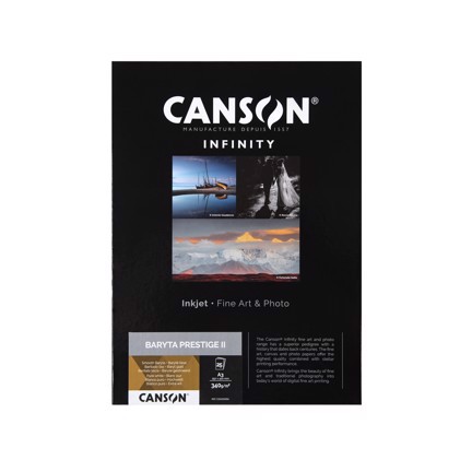 Canson Baryta Prestige II 340 g/m² - A3+, 25 Foi (FSC)