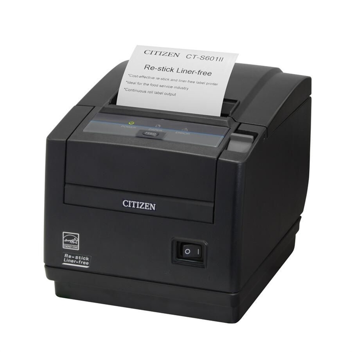 Citizen CT-S601IIR, 8 puncte/mm (203 dpi), cuțit, fără suport, negru