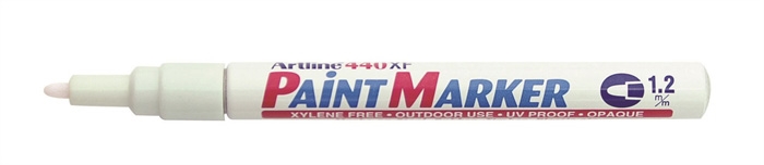 Marker Artline 440XF Paint alb
