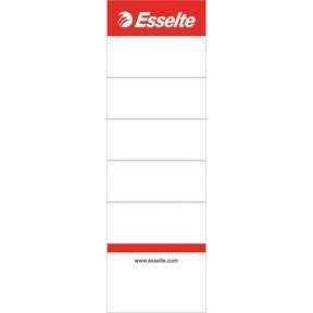 Etichete de identificare Esselte pentru biblioraft de 75mm (100)