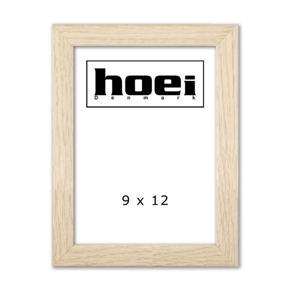 Ramă din lemn de stejar pentru fotografii și postere de 9 x 12 cm