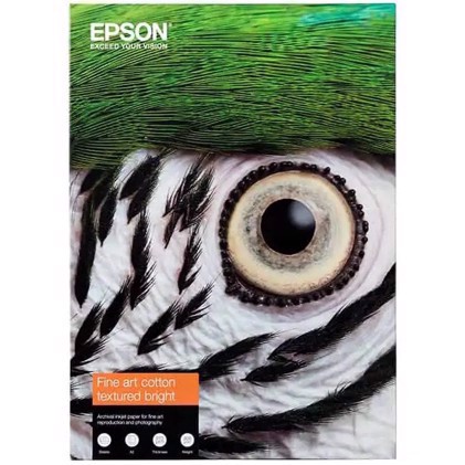 Epson Fine Art Cotton Textured Bright 300 g/m2 - A3+ 25 Foi