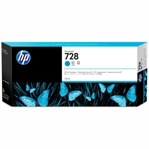 HP 728 cartuș de cerneală DesignJet, cyan, 300 ml
