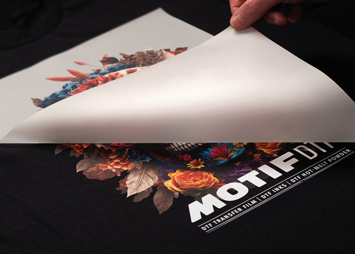 Motif Premium Coated Instant Hot Peel DTF Pet Transfer Film 75mic - 60 cm x 100 metri