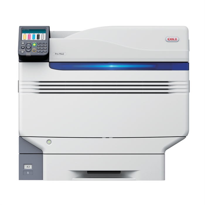 OKI Pro 9542 A3 Mașină digitală de tipărit - CMYK + Alb