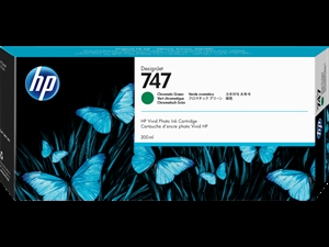 HP 747 cartuş de cerneală DesignJet de 300 ml Chromatic Green