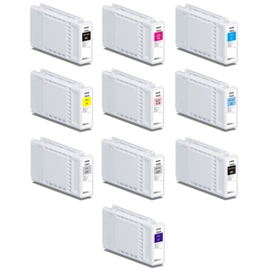 Set complet de cartușe de cerneală de 350 ml pentru Epson SureColor P7300 și P9300