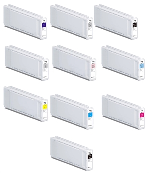 Set complet de cartușe de cerneală de 700 ml pentru Epson SureColor P7300 și P9300