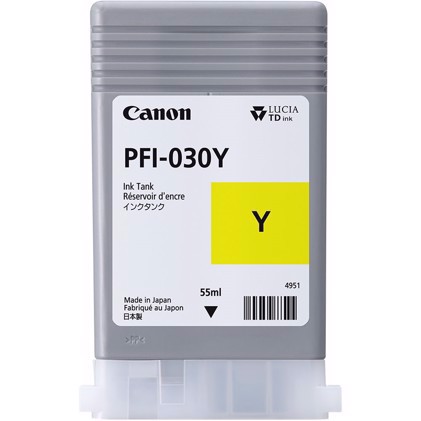 Cartuș de cerneală Canon Yellow PFI-030Y - 55 ml