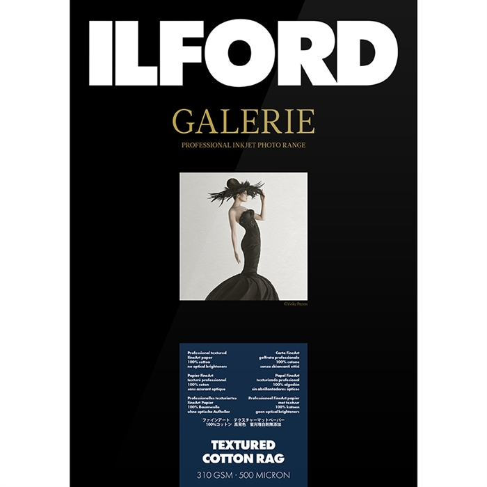 Ilford Textured Cotton Rag for FineArt Album - 210mm x 245mm - 25 Foi