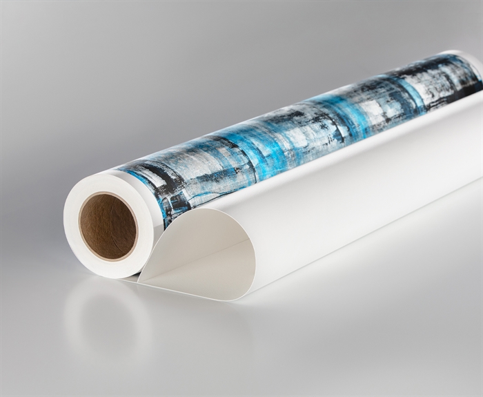 Folie autoadezivă din vinil Rauch PVL-CSK, transparentă - 120 g/m², 54" x 20 metri