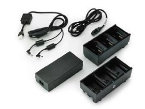 Încărcător dual de baterii Zebra, 3 sloturi, UE
