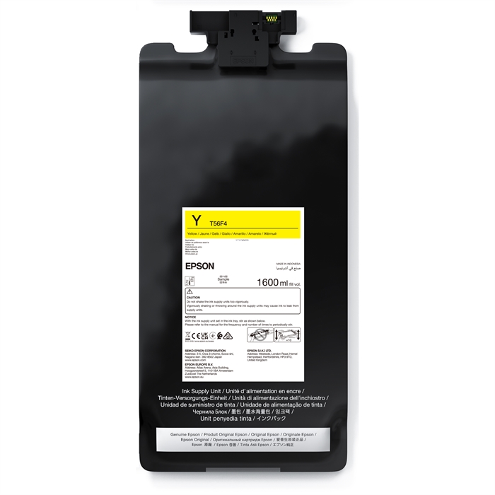 Epson Yellow T56F4 - pungă de cerneală 1600 ml