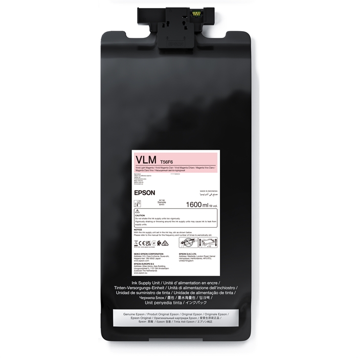Epson Vivid Light Magenta T56F6 - pungă de cerneală 1600 ml