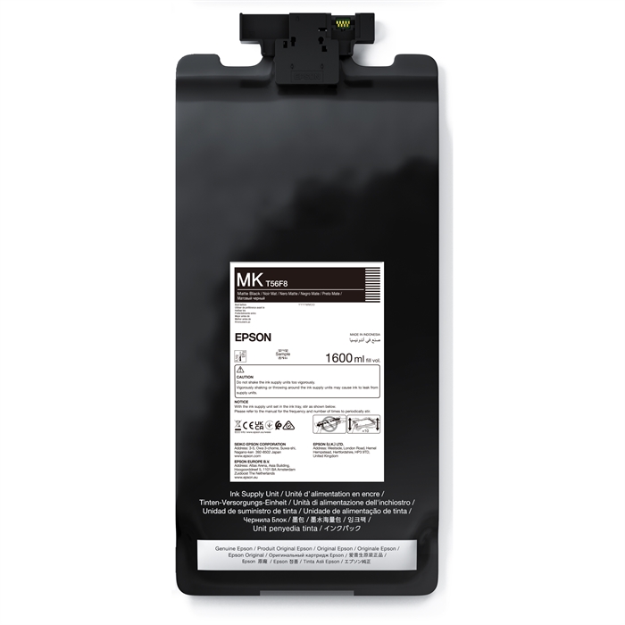 Epson Matte Black T56F8 - pungă cu cerneală de 1600 ml