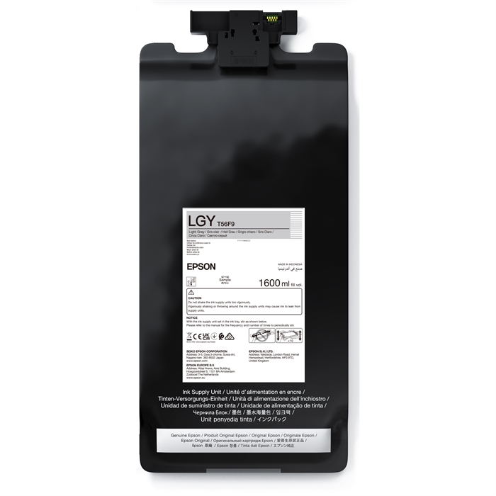 Epson Light Grey T56F9 - Sac de cerneală de 1600 ml