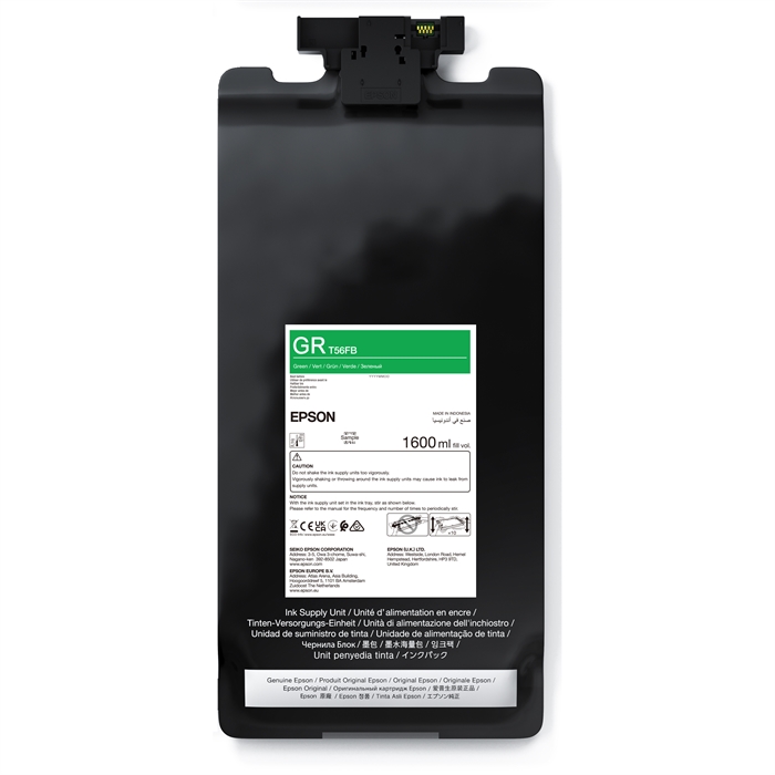 Epson Green T56FB - pungă de cerneală de 1600 ml