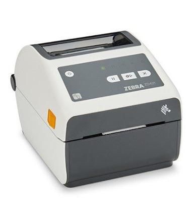 Zebra ZD421t Healthcare, 12 puncte/mm (300 dpi), RTC, USB, USB gazdă, BT (BLE), Ethernet, alb