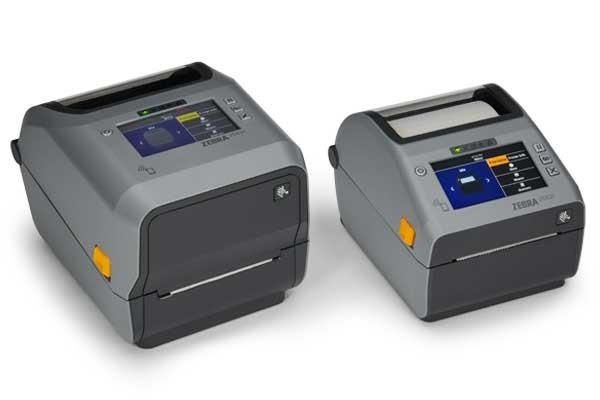 Zebra ZD621R, 8 puncte/mm (203 dpi), afișaj (color), RTC, RFID, USB, Gazdă USB, RS232, BT (BLE), Ethernet, gri