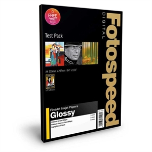 Fotospeed Fine Art Gloss Test Pack - A4, 9 Foi