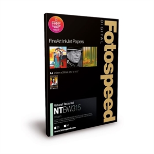 Fotospeed Natural Textured Bright White 315 g/m² - A2, 25 Foi